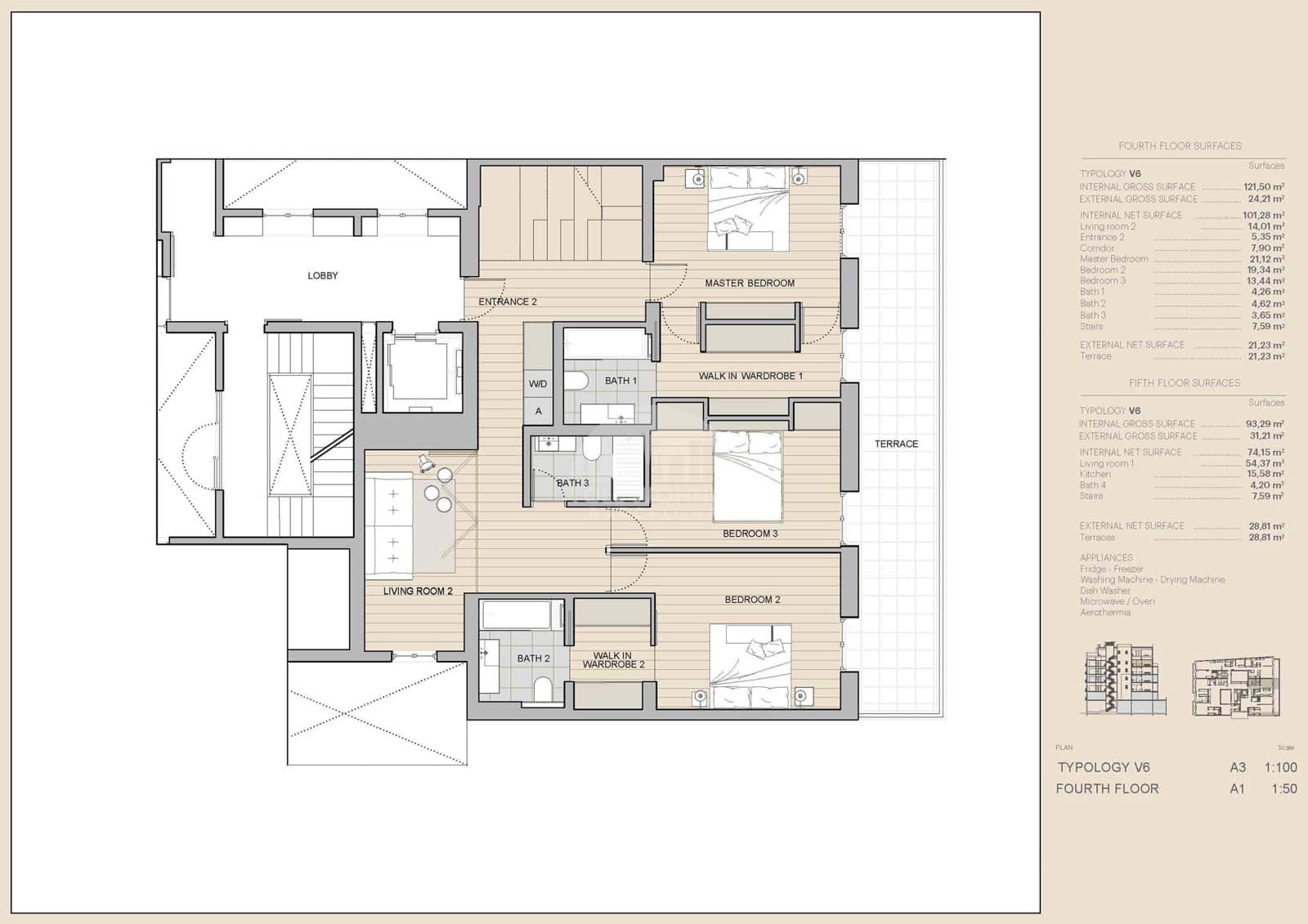 3 soveværelse Penthouse til salg i Barcelona by - € 4.300.000 (Ref: 8408865)