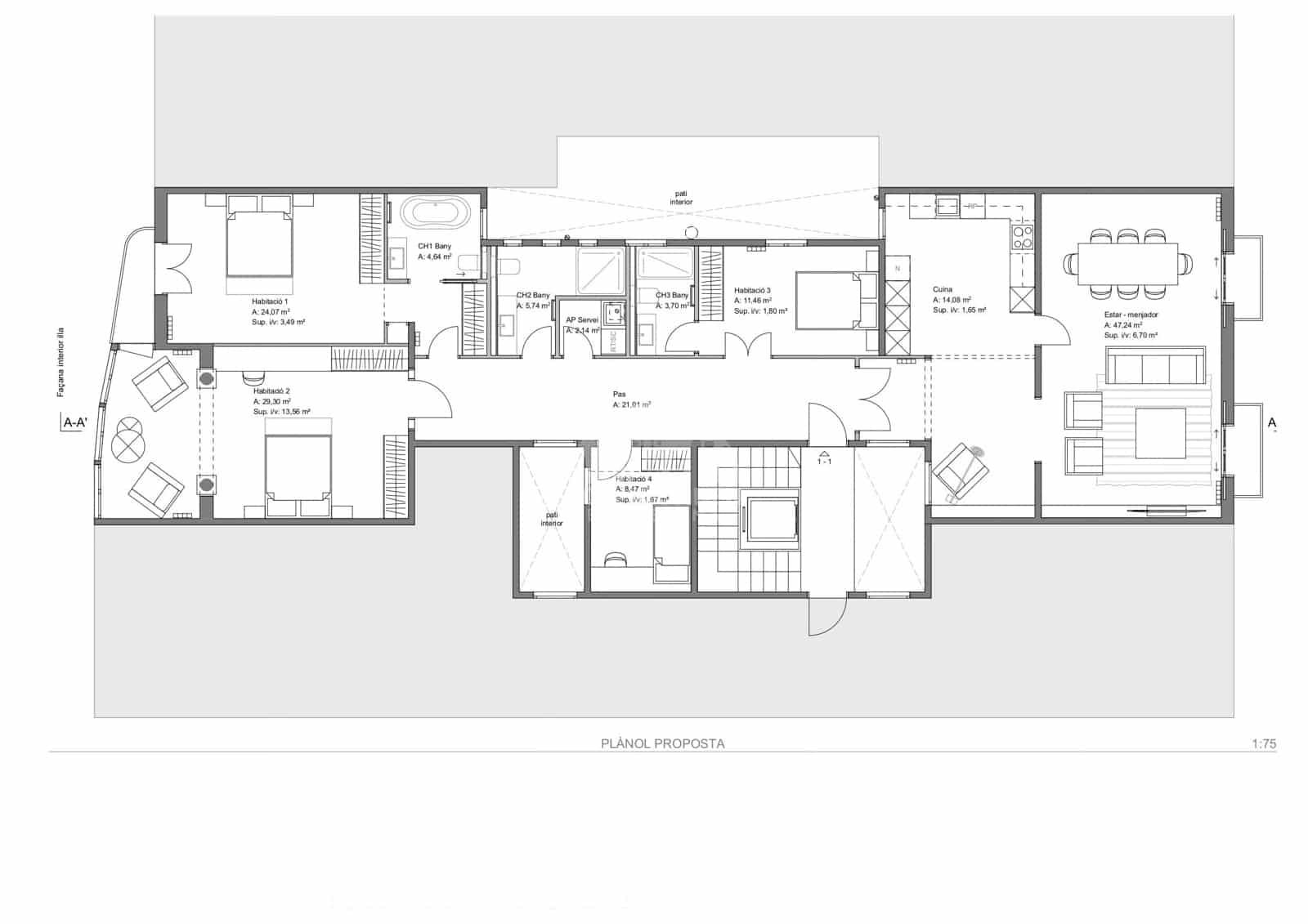 4 bedroom Apartment for sale in Barcelona city - € 1,750,000 (Ref: 9016724)