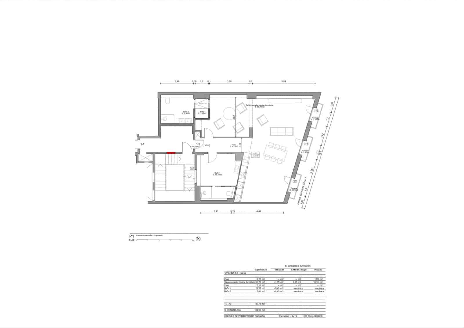 2 bedroom Apartment for sale in Barcelona city - € 645,000 (Ref: 9022269)
