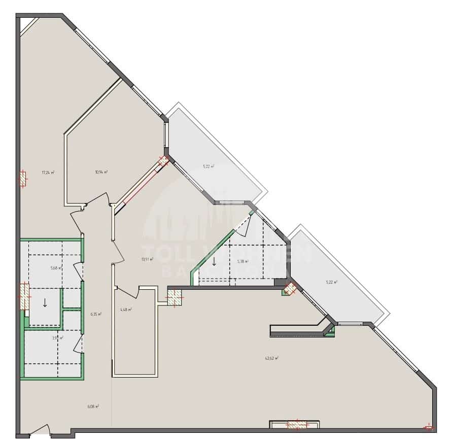 3 bedroom Apartment for sale in Barcelona city - € 1,225,000 (Ref: 9267726)