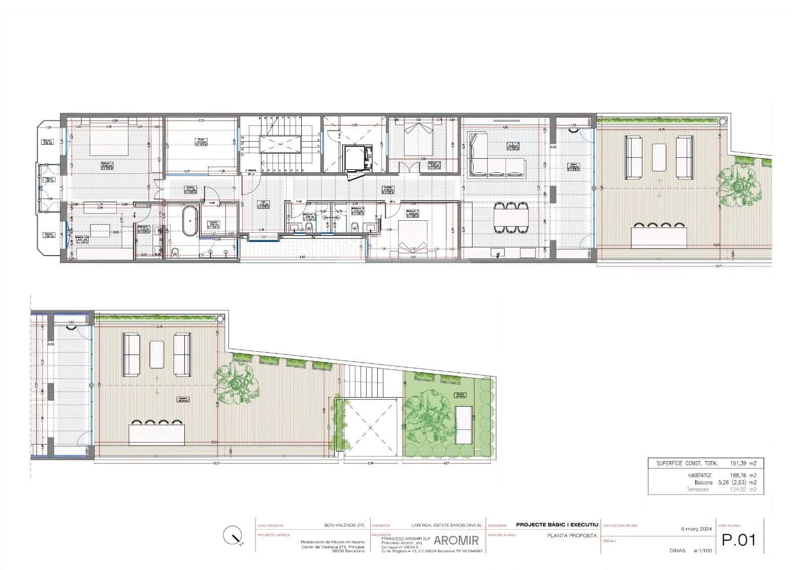 3 bedroom Apartment for rent in Barcelona city - € 13,000 (Ref: 9348620)