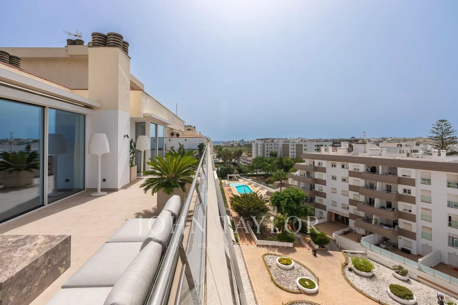 3 sypialnia Penthouse na sprzedaż w Miasto Ibiza / Eivissa z basenem - 2 950 000 € (Ref: 10042247)