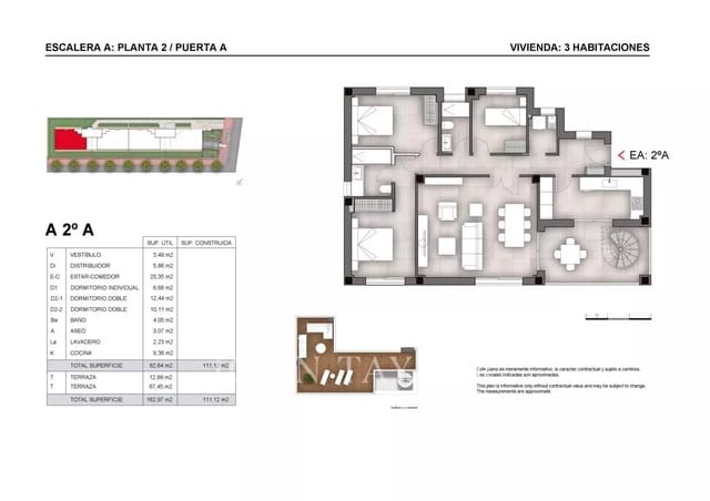 Lejlighed til salg i Santa Eulalia / Santa Eularia - € 610.000 (Ref: 9428691)