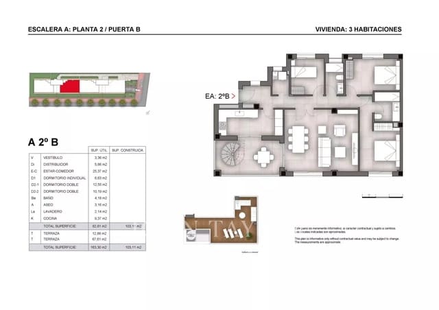 Lejlighed til salg i Santa Eulalia / Santa Eularia - € 610.000 (Ref: 9428691)