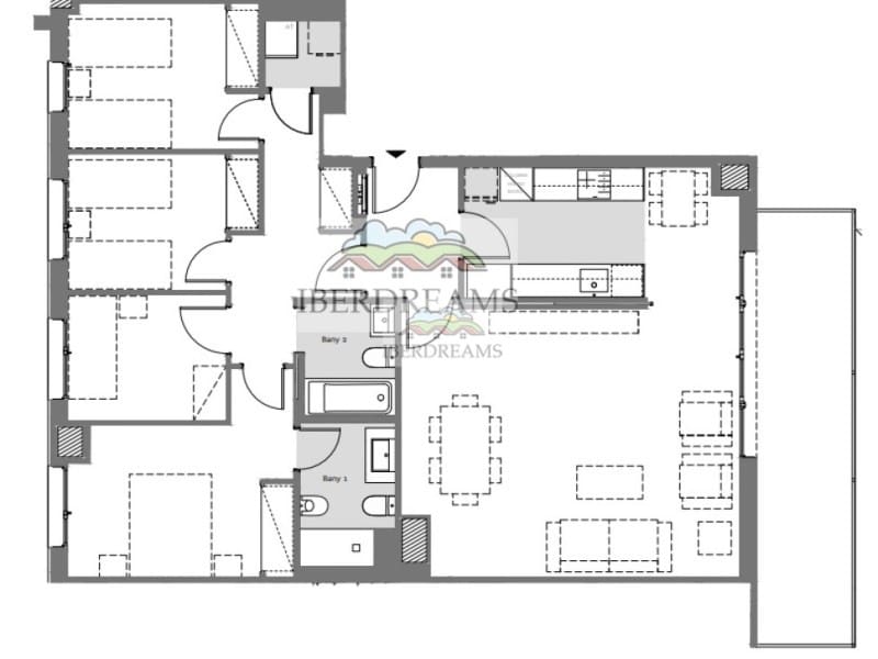 3 soverom Leilighet til salgs i Badalona med svømmebasseng garasje - € 547 000 (Ref: 7835571)
