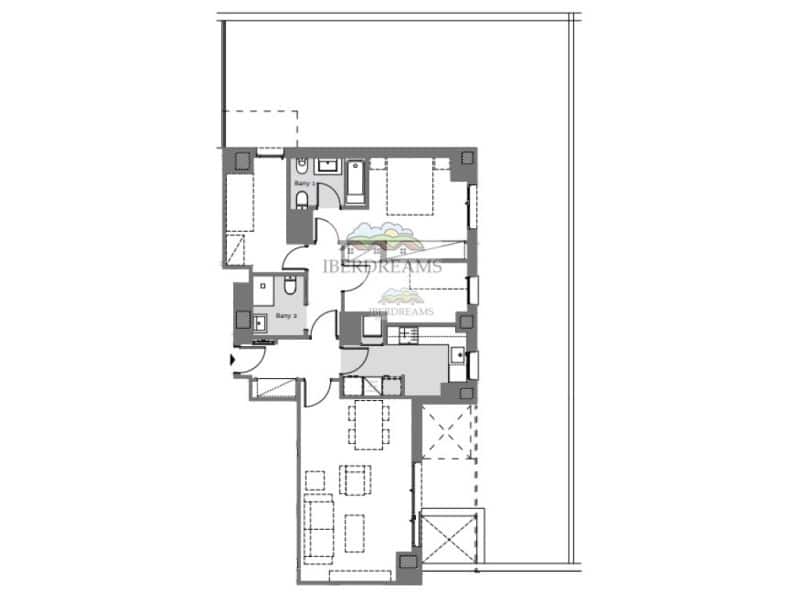 3 soverom Leilighet til salgs i Badalona med svømmebasseng garasje - € 547 000 (Ref: 7835571)