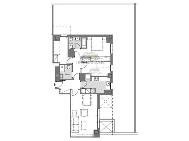 3 quarto Apartamento para venda em Badalona com piscina garagem - 547 000 € (Ref: 7835571)