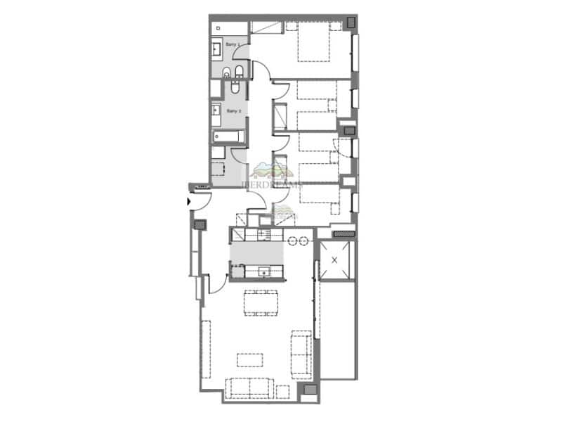 3 soverom Leilighet til salgs i Badalona med svømmebasseng garasje - € 547 000 (Ref: 7835571)