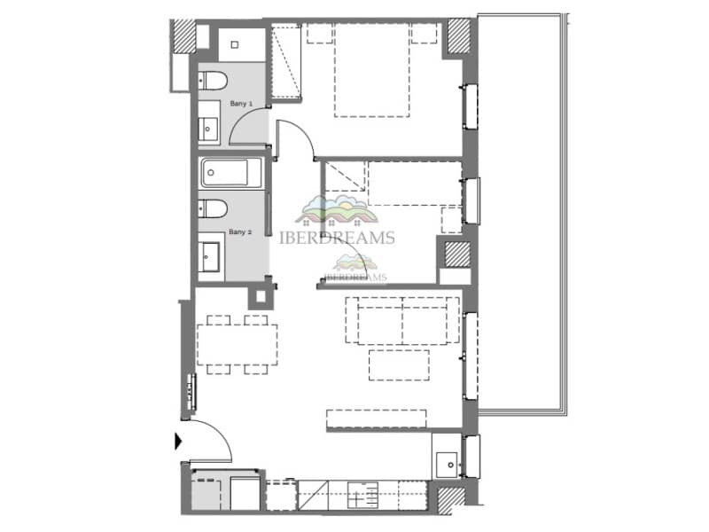 3 soverom Leilighet til salgs i Badalona med svømmebasseng garasje - € 547 000 (Ref: 7835571)