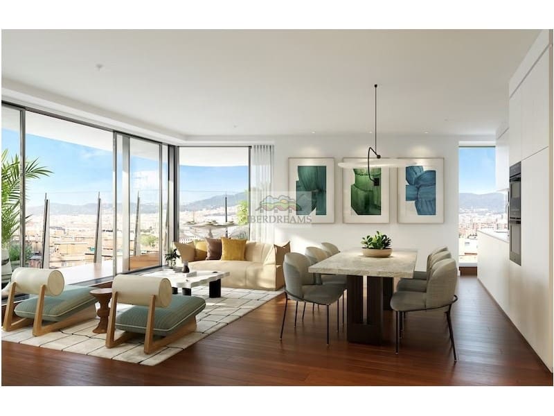 2 soveværelse Lejlighed til salg i Barcelona by med swimmingpool garage - € 1.372.000 (Ref: 7835573)