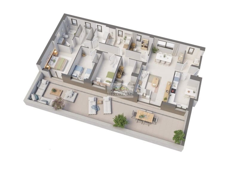 3 slaapkamer Flat te koop in Sant Andreu de Llavaneres met garage - € 422.000 (Ref: 7874476)