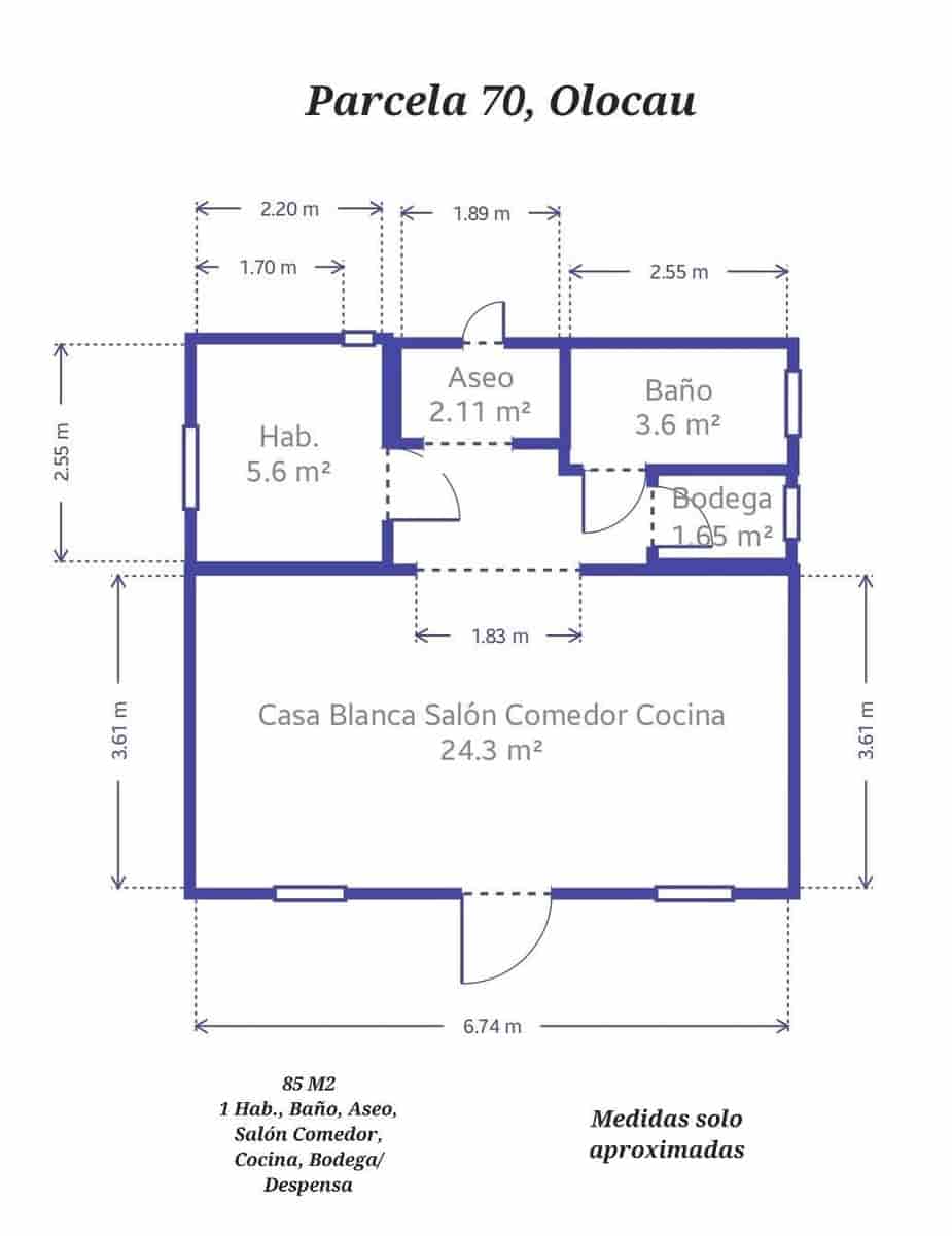 1 soveværelse Finca/Landehus til salg i Olocau med swimmingpool garage - € 180.000 (Ref: 9235988)