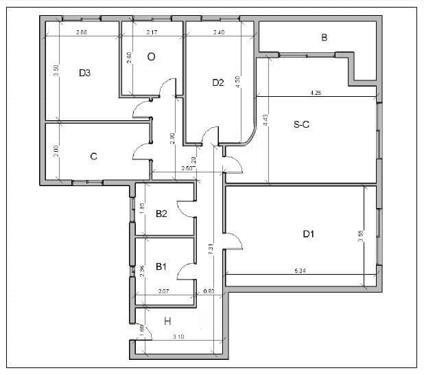 3 camera da letto Appartamento in vendita in Valencia citta - 350.000 € (Rif: 9269160)