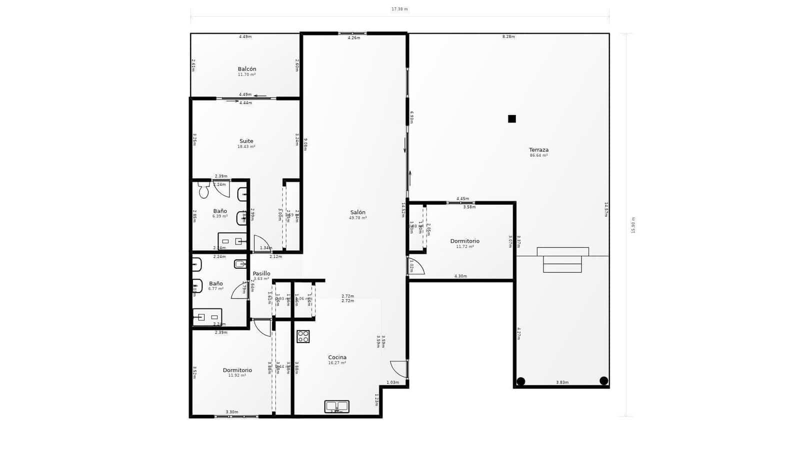 3 bedroom Penthouse for sale in Marbella with garage - € 1,295,000 (Ref: 10180873)