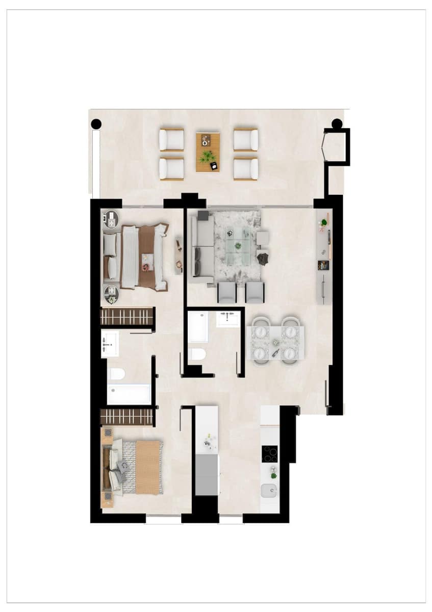 2 slaapkamer Appartement te koop in Calahonda met zwembad garage - € 508.000 (Ref: 10185172)
