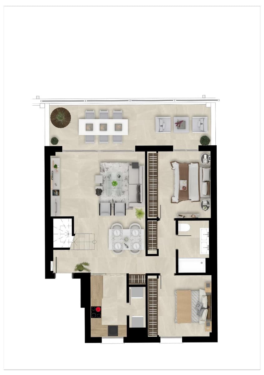 3 bedroom Penthouse for sale in Calahonda with pool garage - € 497,000 (Ref: 10185173)