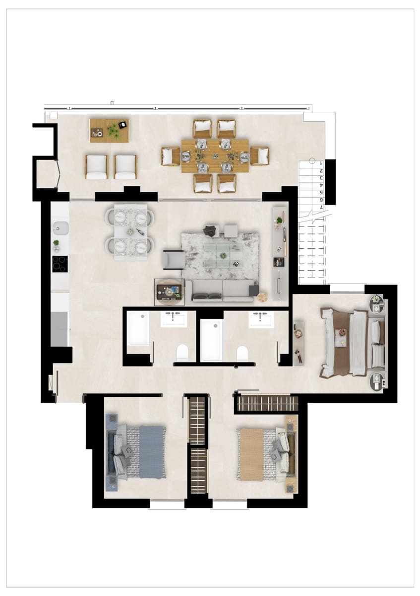 3 bedroom Penthouse for sale in Calahonda with pool garage - € 497,000 (Ref: 10185173)