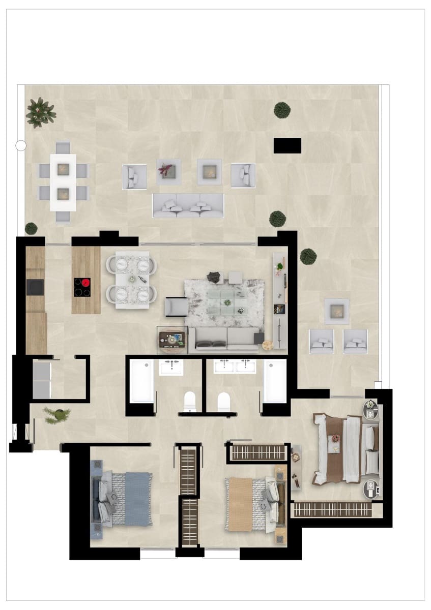 3 bedroom Penthouse for sale in Calahonda with pool garage - € 497,000 (Ref: 10185173)