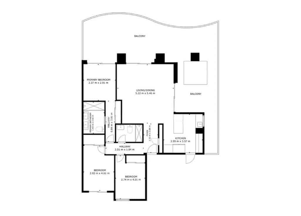 3 Zimmer Apartment zu verkaufen in Benidorm mit Pool Garage - 1.150.000 € (Ref: 10088935)