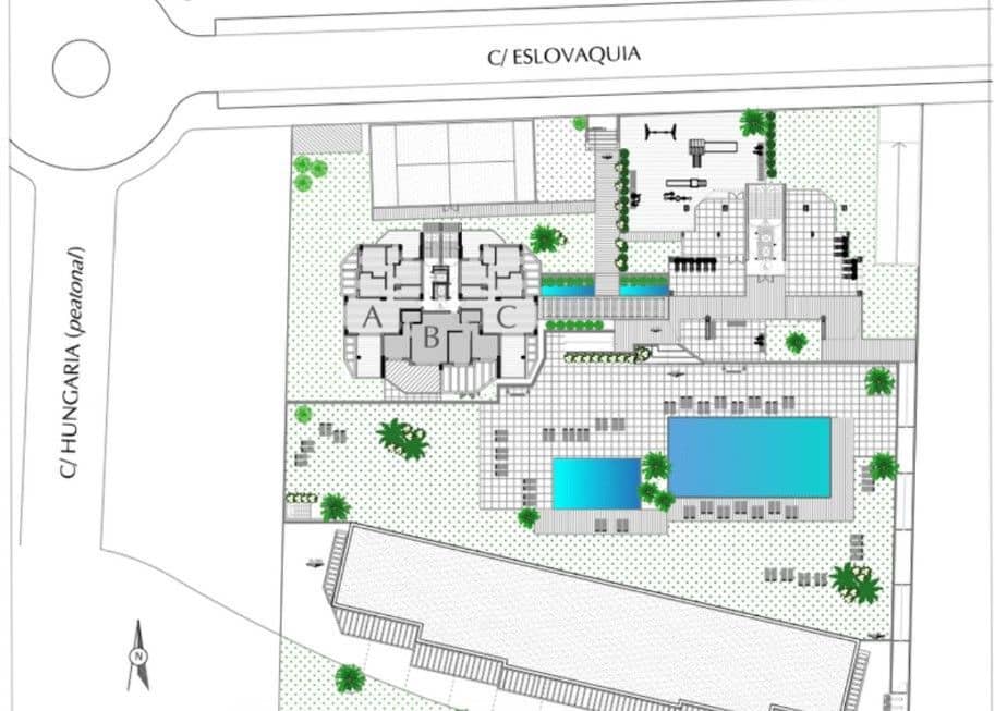 3 soveværelse Lejlighed til salg i Calpe / Calp med swimmingpool garage - € 411.000 (Ref: 7833753)