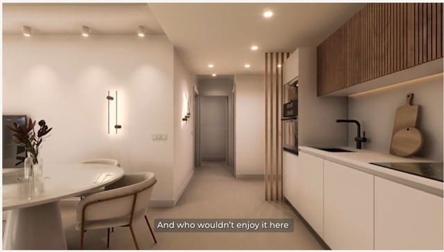 3 soveværelse Lejlighed til salg i Calpe / Calp med swimmingpool garage - € 411.000 (Ref: 7833753)