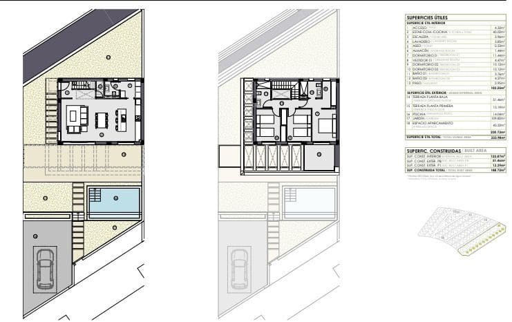 3 soveværelse Villa til salg i Polop med swimmingpool garage - € 545.000 (Ref: 8241921)