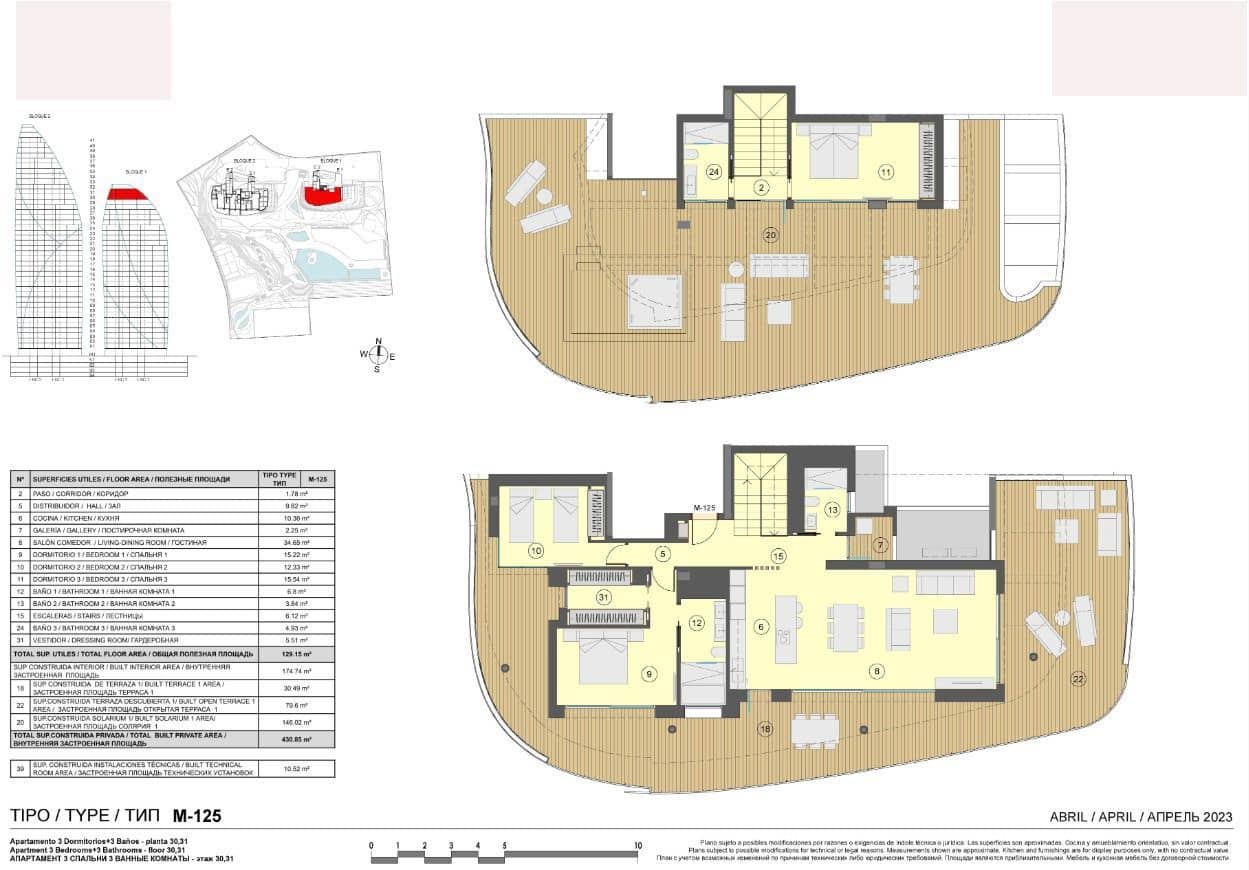 3 soveværelse Lejlighed til salg i Benidorm med swimmingpool garage - € 1.740.000 (Ref: 8404714)