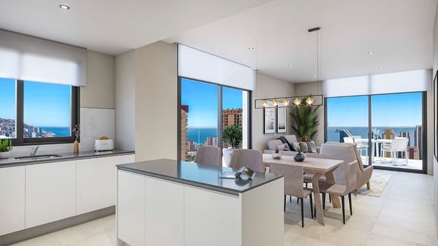 3 quarto Apartamento para venda em Benidorm com piscina garagem - 528 000 € (Ref: 8404721)