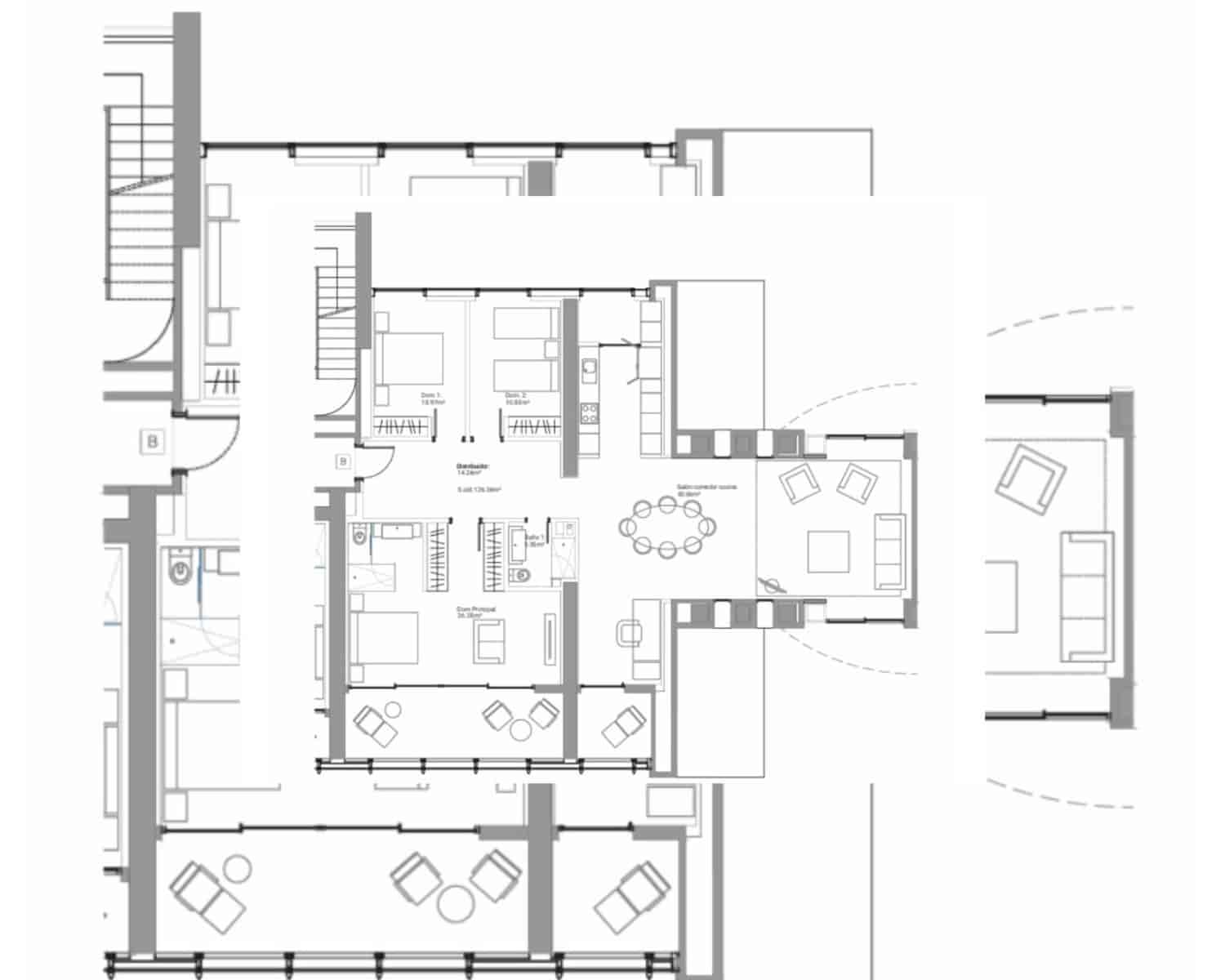 3 soveværelse Lejlighed til salg i Benidorm med swimmingpool garage - € 925.000 (Ref: 8522783)