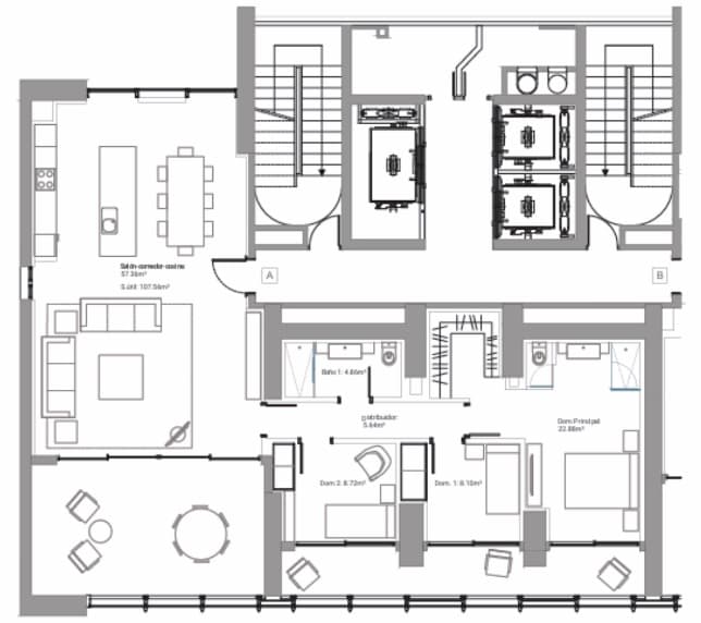 3 soveværelse Lejlighed til salg i Benidorm med swimmingpool garage - € 1.075.000 (Ref: 8522785)