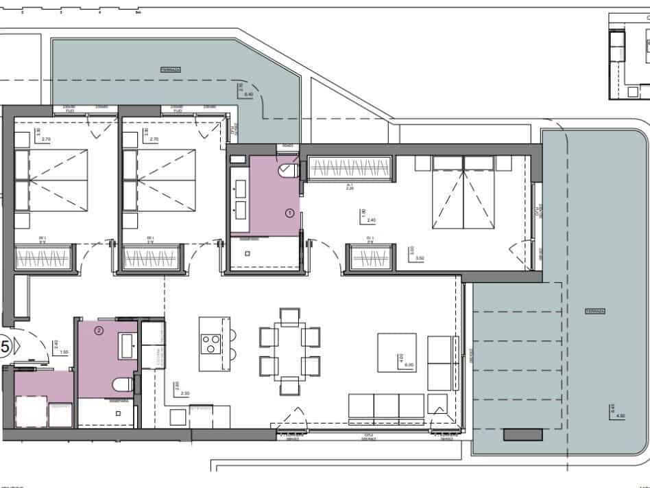 3 soveværelse Lejlighed til salg i Calpe / Calp med swimmingpool garage - € 830.000 (Ref: 8614944)