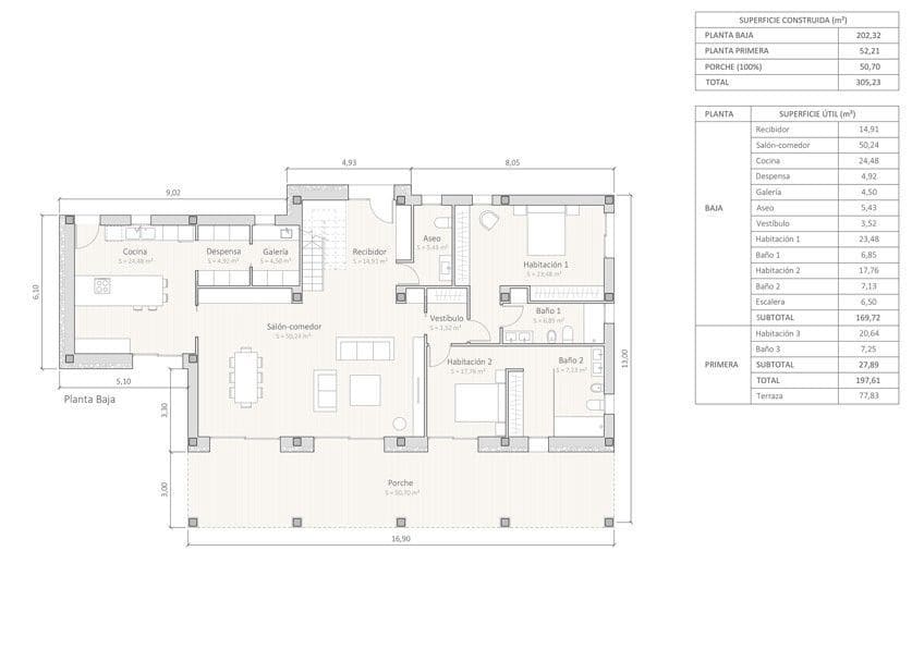 3 soveværelse Villa til salg i Benissa med swimmingpool garage - € 1.650.000 (Ref: 8707224)
