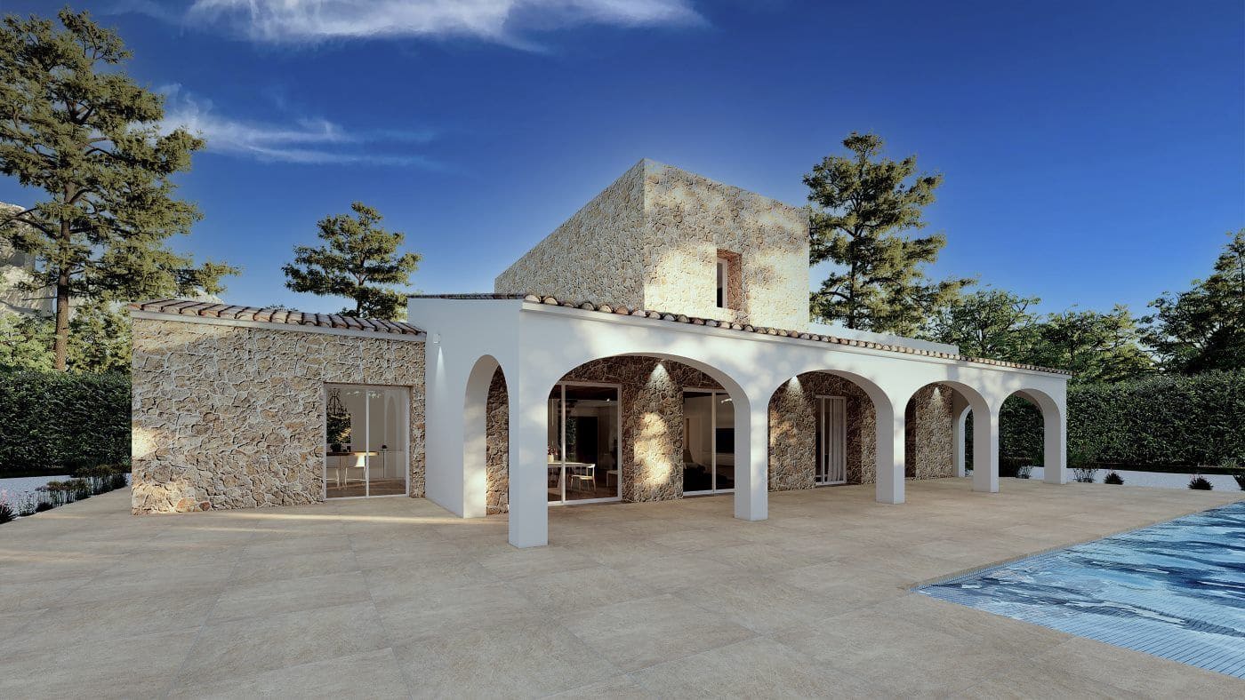 3 soveværelse Villa til salg i Benissa med swimmingpool garage - € 1.650.000 (Ref: 8707224)