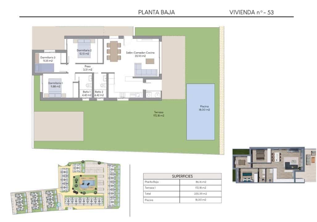 Apartamento de 3 habitaciones en Finestrat en venta con piscina garaje - 399.900 € (Ref: 8791750)