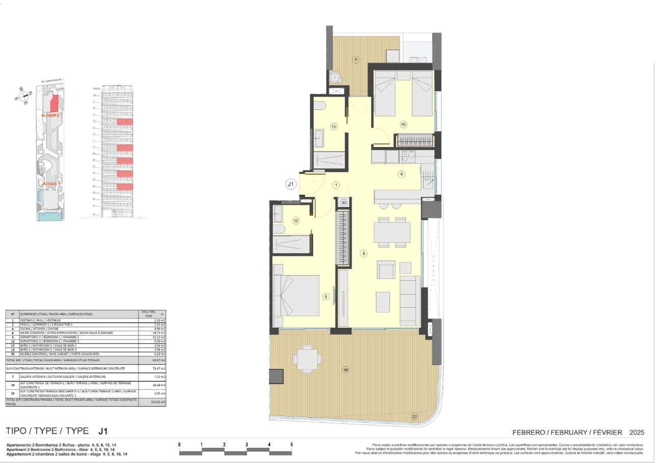 2 soveværelse Lejlighed til salg i Calpe / Calp med swimmingpool garage - € 530.000 (Ref: 8874111)