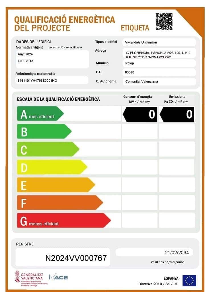 3 slaapkamer Villa te koop in Polop met zwembad garage - € 550.000 (Ref: 9007374)