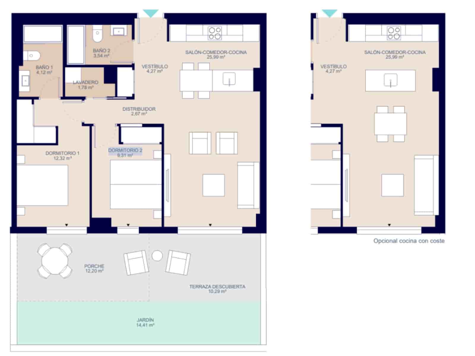 2 chambre Appartement à vendre à La Villajoyosa / Vila Joiosa avec piscine garage - 357 400 € (Ref: 9169358)