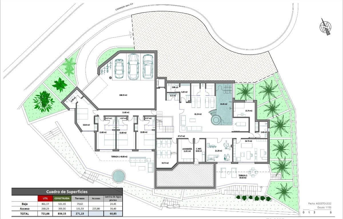 6 soveværelse Villa til salg i Benissa med swimmingpool garage - € 4.850.000 (Ref: 9169375)