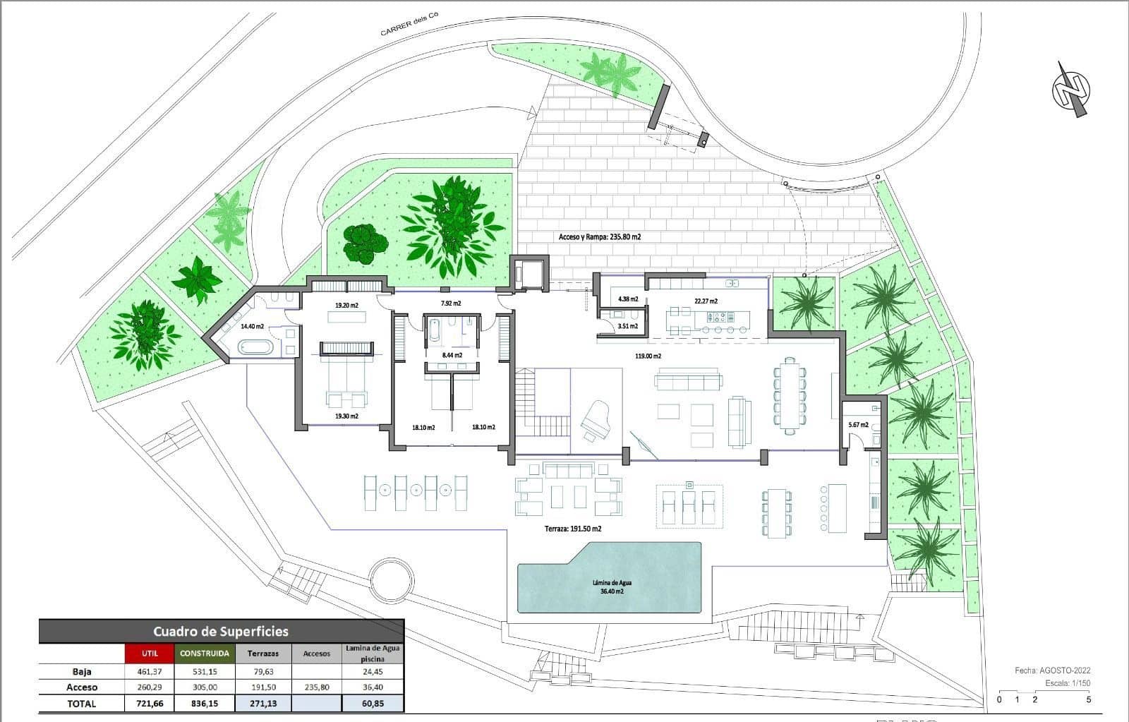6 soveværelse Villa til salg i Benissa med swimmingpool garage - € 4.850.000 (Ref: 9169375)