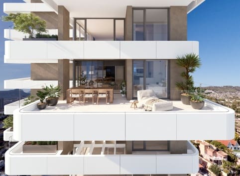 3 sypialnia Apartament na sprzedaż w Levante - Playa Fossa, Calpe / Calp z basenem garażem - 948 000 € (Ref: 9169385)