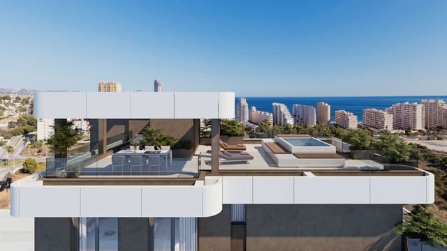 3 sypialnia Penthouse na sprzedaż w Levante - Playa Fossa, Calpe / Calp z basenem garażem - 1 590 000 € (Ref: 9169386)