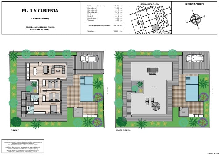 3 soverom Villa til salgs i Polop med svømmebasseng garasje - € 510 000 (Ref: 9169389)