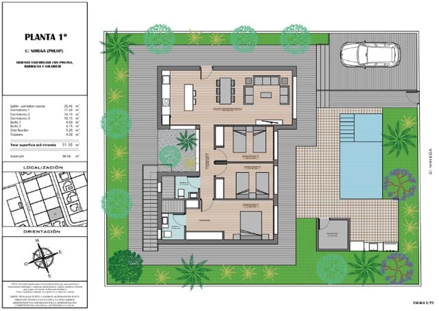 3 soveværelse Villa til salg i Polop med swimmingpool garage - € 510.000 (Ref: 9169389)