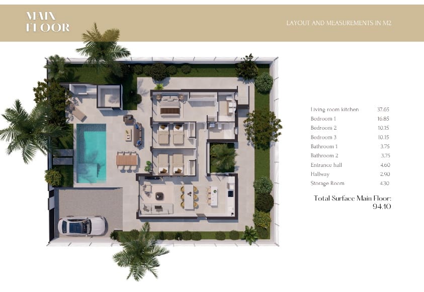 3 soverom Villa til salgs i Polop med svømmebasseng garasje - € 510 000 (Ref: 9169389)