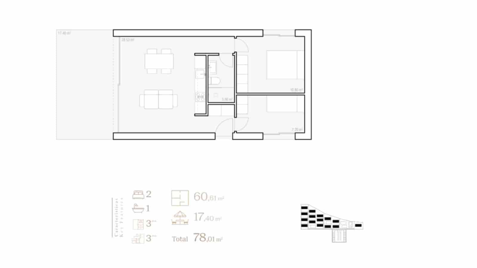 Chalet de 2 habitaciones en Alfaz del Pi / L'Alfàs del Pi en venta con piscina garaje - 214.000 € (Ref: 9526345)