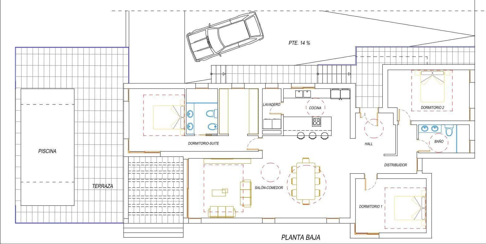 3 soveværelse Villa til salg i La Nucia med swimmingpool garage - € 1.170.000 (Ref: 9634017)