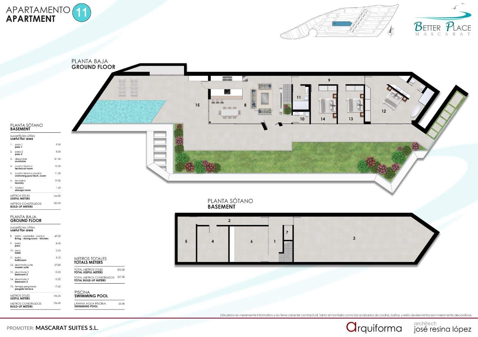 3 sypialnia Apartament na sprzedaż w Altea z basenem garażem - 1 500 000 € (Ref: 9661622)