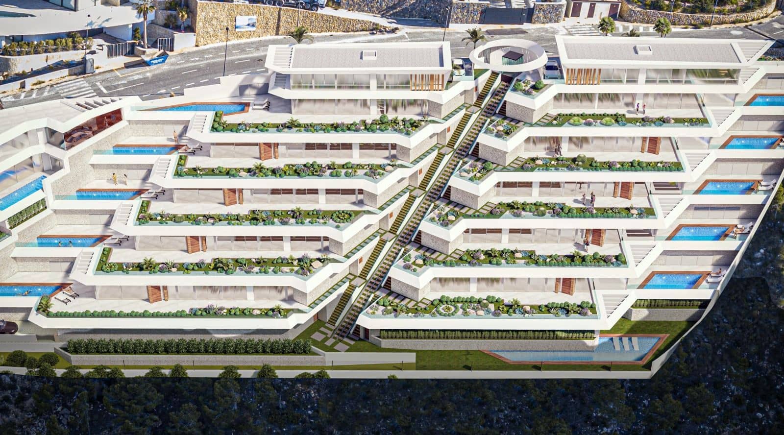 3 makuuhuone Huoneisto myytävänä paikassa Altea mukana uima-altaan 
autotalli - 1 500 000 € (Ref: 9661623)