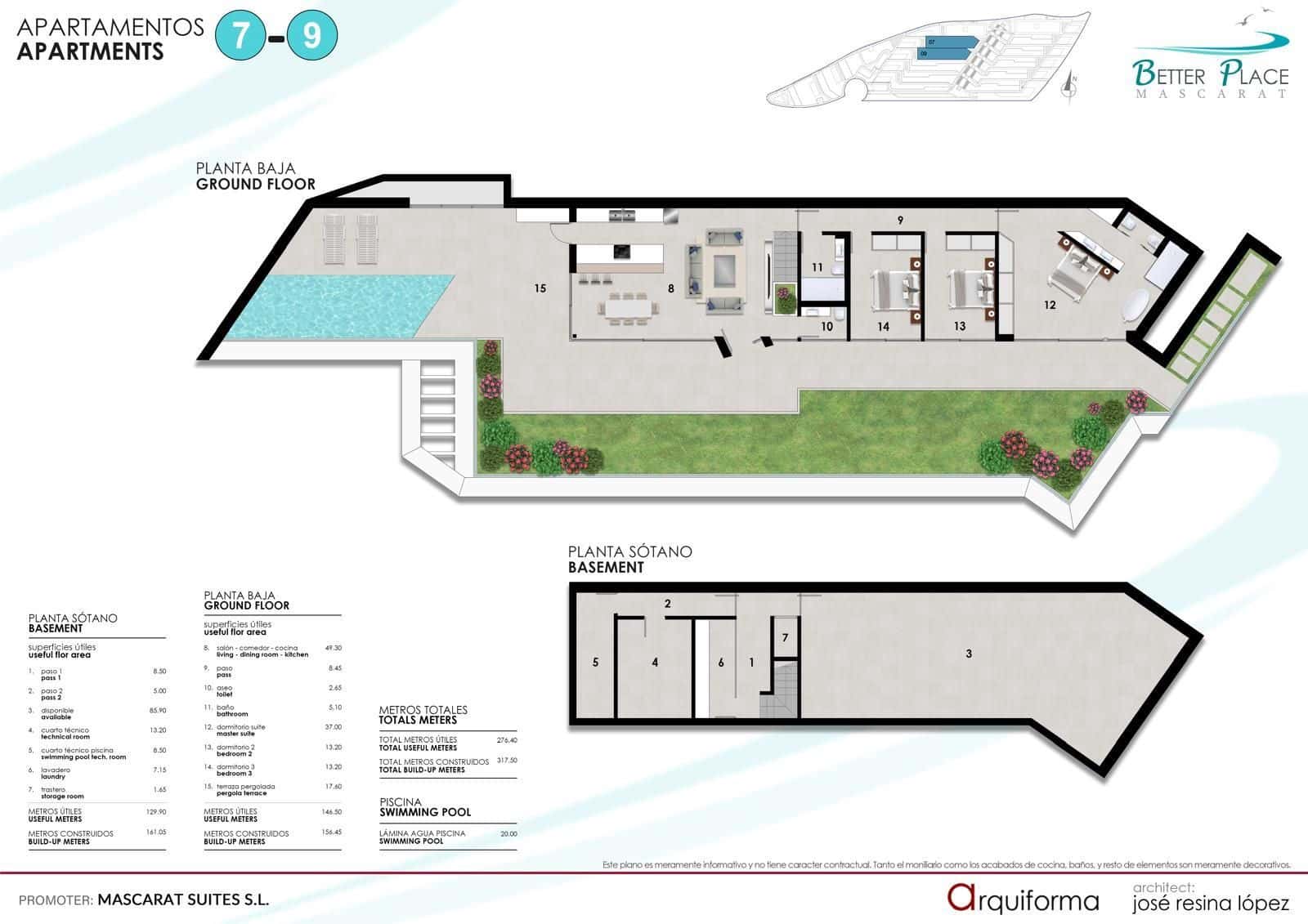3 soverom Leilighet til salgs i Altea med svømmebasseng garasje - € 1 900 000 (Ref: 9661623)
