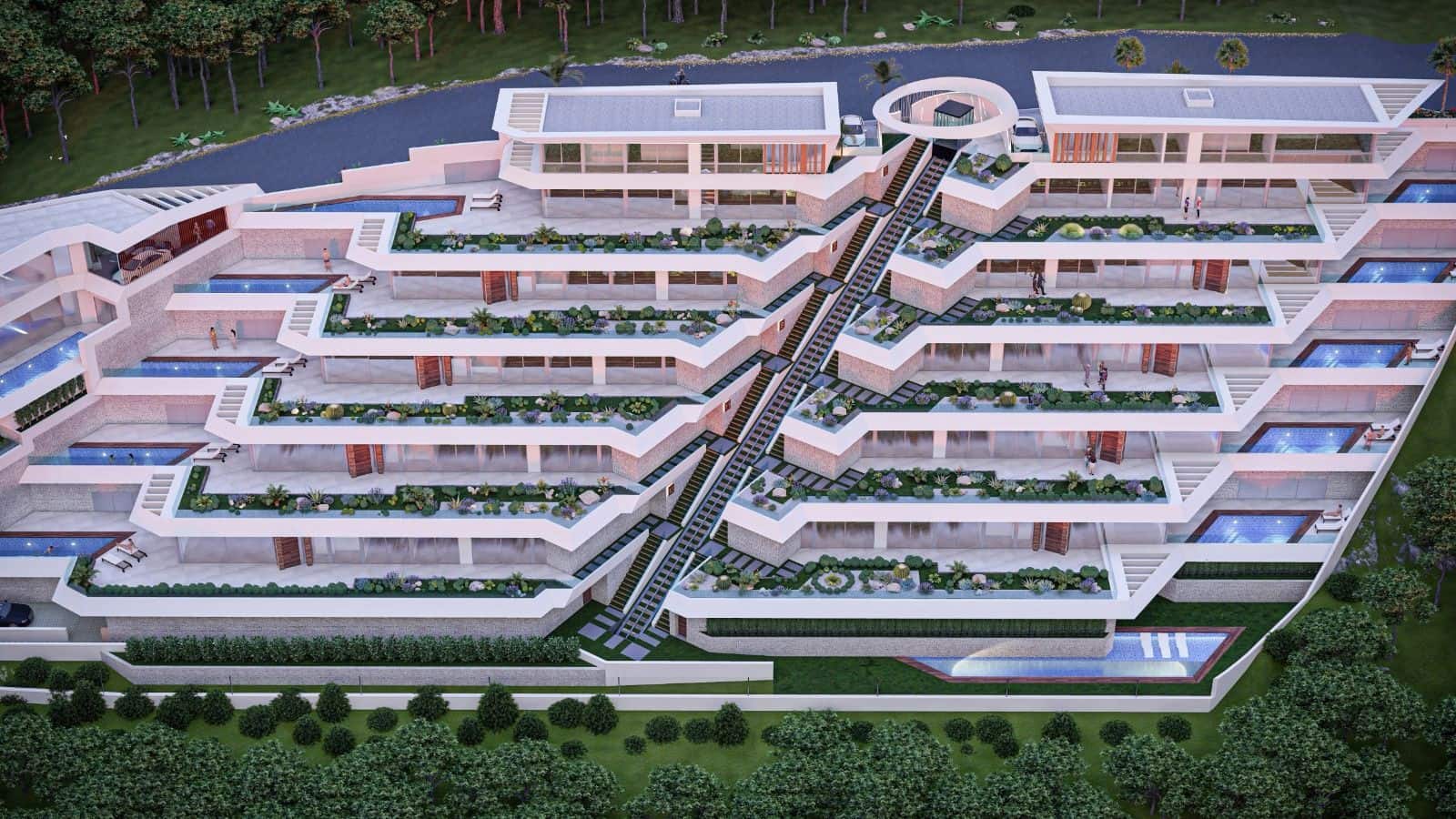 4 quarto Penthouse para venda em Altea com piscina garagem - 2 500 000 € (Ref: 9661626)